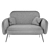 Berber Sofa: Stylish and Comfortable 3D model small image 11