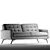 Elegant Fiord Sofa: Gala Collection 3D model small image 2