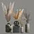 Harvest Bliss: Dry Bouquet Set 3D model small image 8