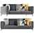 Sleek Flexform Romeo Compact Sofa 3D model small image 1