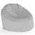 Cozy Bean Bag Chair in 4 Colors 3D model small image 5