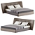 Title: Elegant Poliform REVER Bed for Luxurious Comfort 3D model small image 1