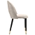 Elegant Iris Dining Chair by Kare Design 3D model small image 3