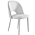 Elegant Iris Dining Chair by Kare Design 3D model small image 6