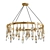 Marble Elegance Chandelier 3D model small image 1