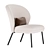 Ventall Armchair: Sleek and Stylish Seating Solution 3D model small image 4