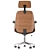 Orzech Chair: Modern PBR Design 3D model small image 4
