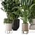 Greenery in Ferm Living Bau Pot: Set of 538 3D model small image 5