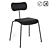 Elegant Faux Leather Chair: Nod 3D model small image 1