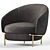 LLOYD Armchair: Modern Elegance for your Space 3D model small image 1