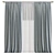 Elegant Home 966: Modern Curtains 3D model small image 1