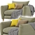 Unwind in Style: Squishmeister Love Seat 3D model small image 2