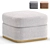 Modern Jessica Pouf: 3 Color Options 3D model small image 5