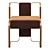 Modern Armchair for Stylish Comfort 3D model small image 2
