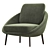 Luxury Minotti Lido Armchair: Stylish Comfort at its Finest 3D model small image 2
