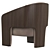 Marelli Chloe: Sleek and Stylish Armchair 3D model small image 4