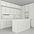 Modern Kitchen 3D Model 3D model small image 4