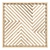 Modern Geometric Wood Wall Art 3D model small image 3