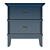 Manhattan Grey-Blue Bedside Table 3D model small image 2