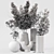 Botanical Bliss: Premium Indoor Plant Bouquet 3D model small image 3