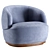 Sleek Orbit Armchair: Perfect for Modern Spaces 3D model small image 2