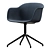 Modern Fiber Armchair: Stylish Comfort at Home 3D model small image 1