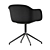 Modern Fiber Armchair: Stylish Comfort at Home 3D model small image 4