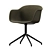 Modern Fiber Armchair: Stylish Comfort at Home 3D model small image 6