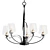 Elegant Flora 5 Arm Chandelier 3D model small image 1