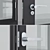 Sleek Aluminum Door 18: Stylish and Durable 3D model small image 3