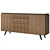 Nottingham Sideboard with Ceramic Top 3D model small image 6