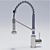 Modern Style Kitchen Faucet with Flex Hose 3D model small image 1