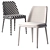 Grace Poliform Chair: Elegant Design, Solid Wood Base 3D model small image 3