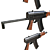 Classic Uzi Firearm, Vintage 2016 3D model small image 4