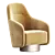 BOEMIA II Armchair: Luxurious Comfort by Casa Magna 3D model small image 1