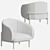 MELA Artisan Armchair: Stylish, Handcrafted Luxury 3D model small image 5