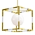 Elegant Bamboo Acrylic Pendant 3D model small image 1