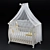 Andrea Vip Baby Bed: Stylish and Spacious 3D model small image 1