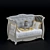 Andrea Vip Baby Bed: Stylish and Spacious 3D model small image 3
