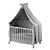 Andrea Vip Baby Bed: Stylish and Spacious 3D model small image 4