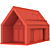 Rustic Barn House Kit 3D model small image 5