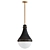 Sleek Oliver Pendant Light 3D model small image 1