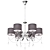 Elegant MW-Light Federica Chandelier 3D model small image 1