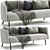 Kaiwa Contemporary Sofa - Modern Design, V-Ray Render (3Ds Max 2013) 3D model small image 2