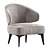 Comfortably Stylish Aston Armchair 3D model small image 1