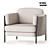 Elegant SHELLEY Armchair: Exceptional Design & Comfort 3D model small image 2