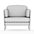 Elegant SHELLEY Armchair: Exceptional Design & Comfort 3D model small image 5