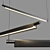 Compendium D81BW: Sleek Hanging Lamp 3D model small image 1