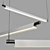 Compendium D81BW: Sleek Hanging Lamp 3D model small image 2