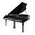 Elegant Classic Piano 3D model small image 4